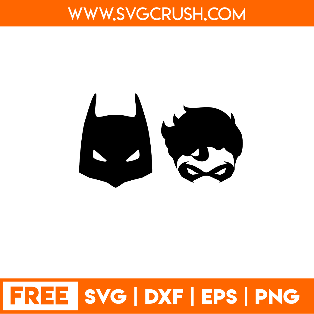 free batman-and-robin-mask-001 svg