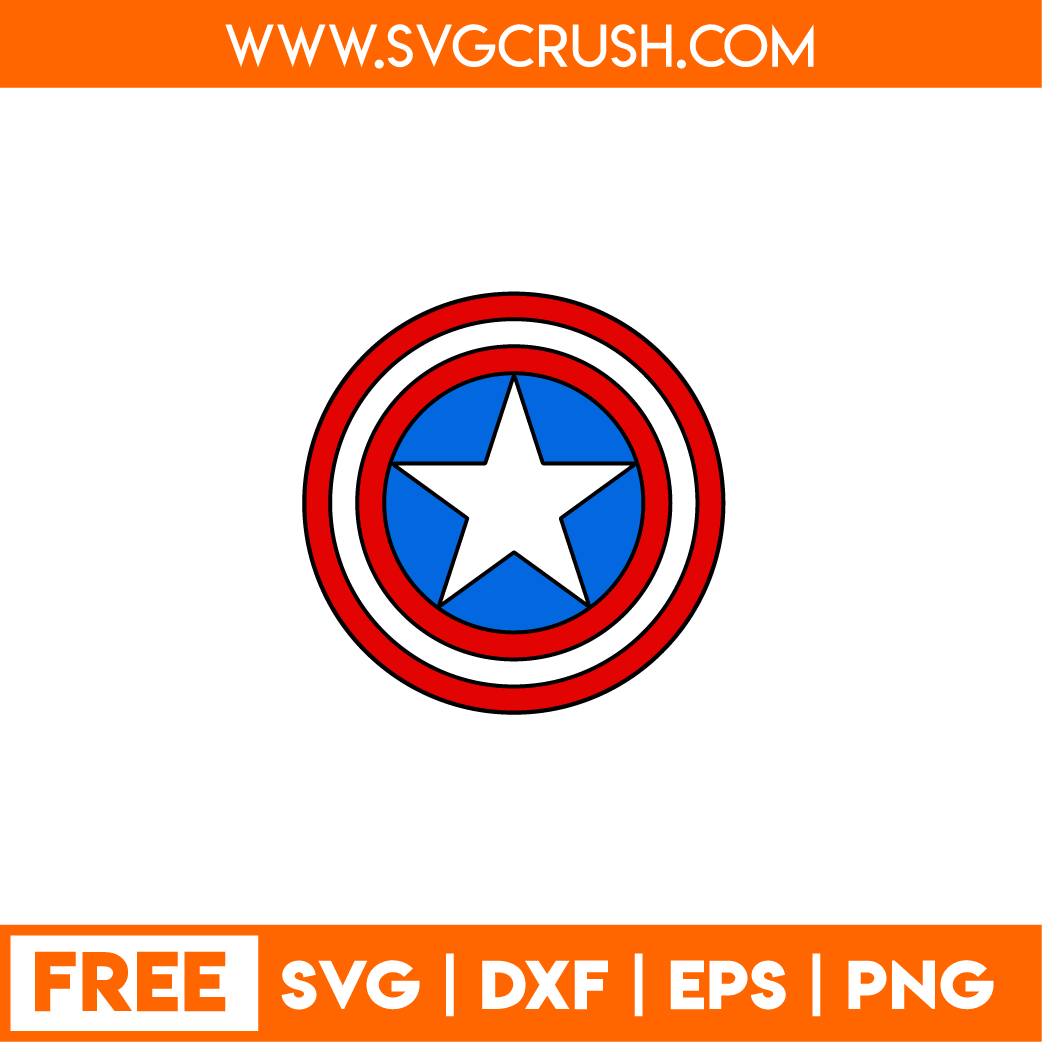 free captain-of-america-001 svg