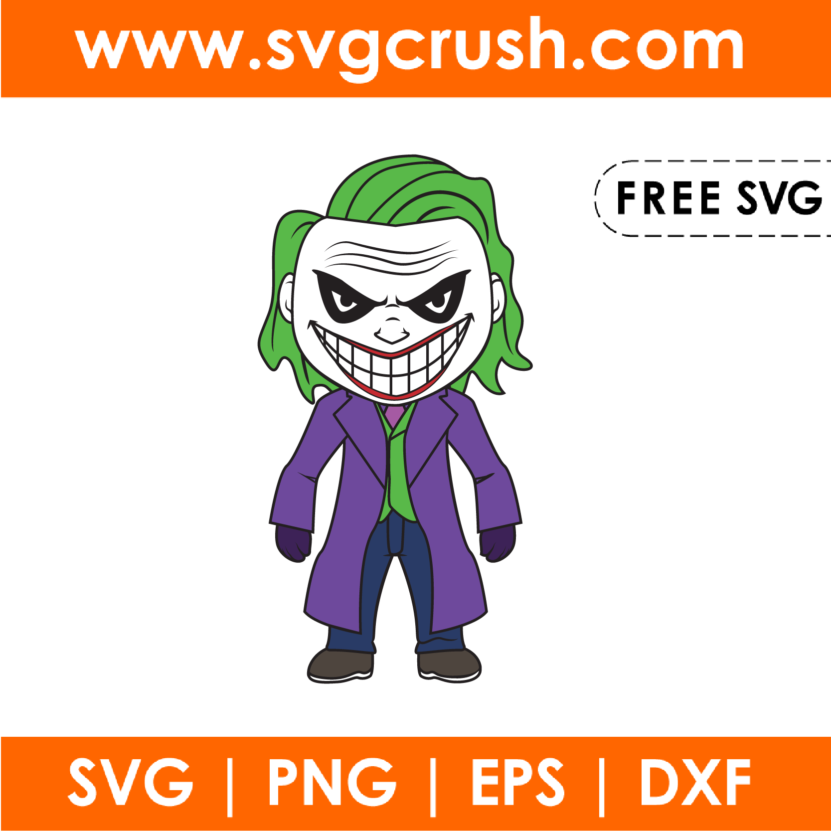 free chibi-joker-001 svg