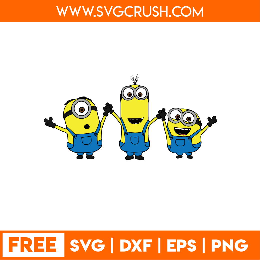 free despicable-me-minions-001 svg