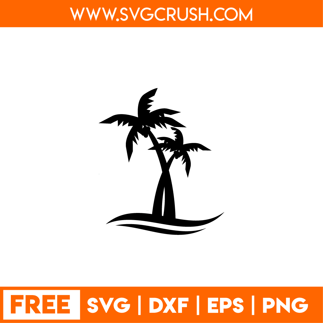 Free Svg Files For Cricut Palm Tree
