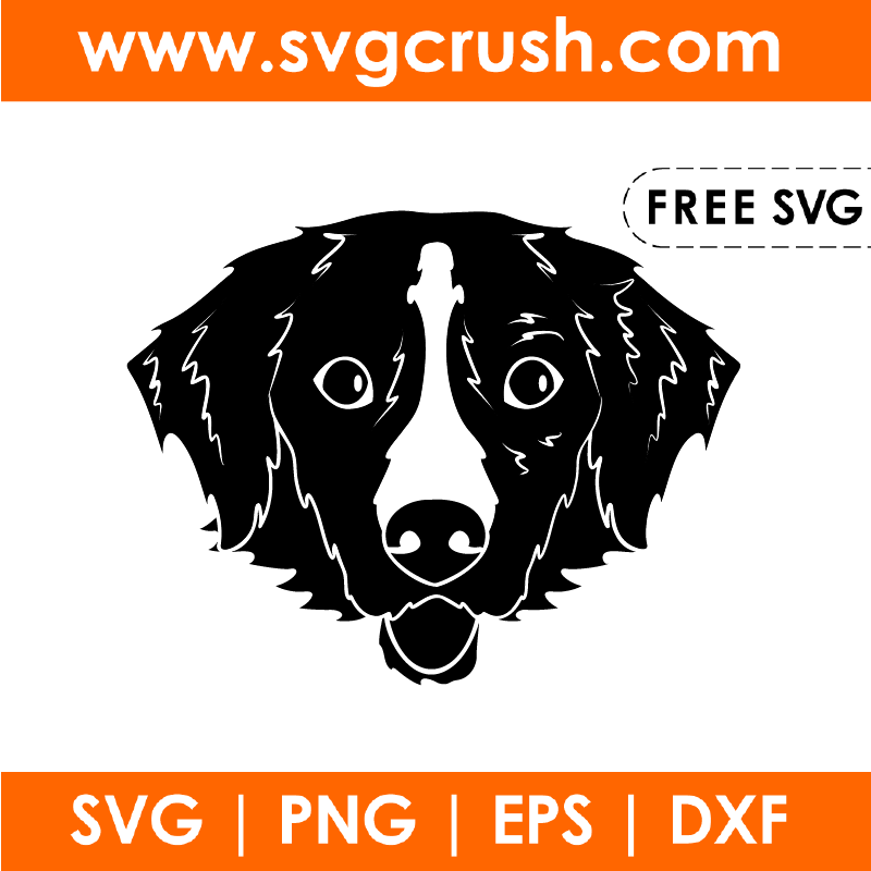 free dog-face-002 svg