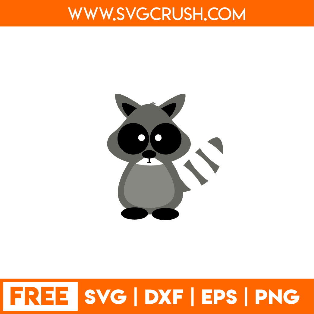 free raccoon-001 svg