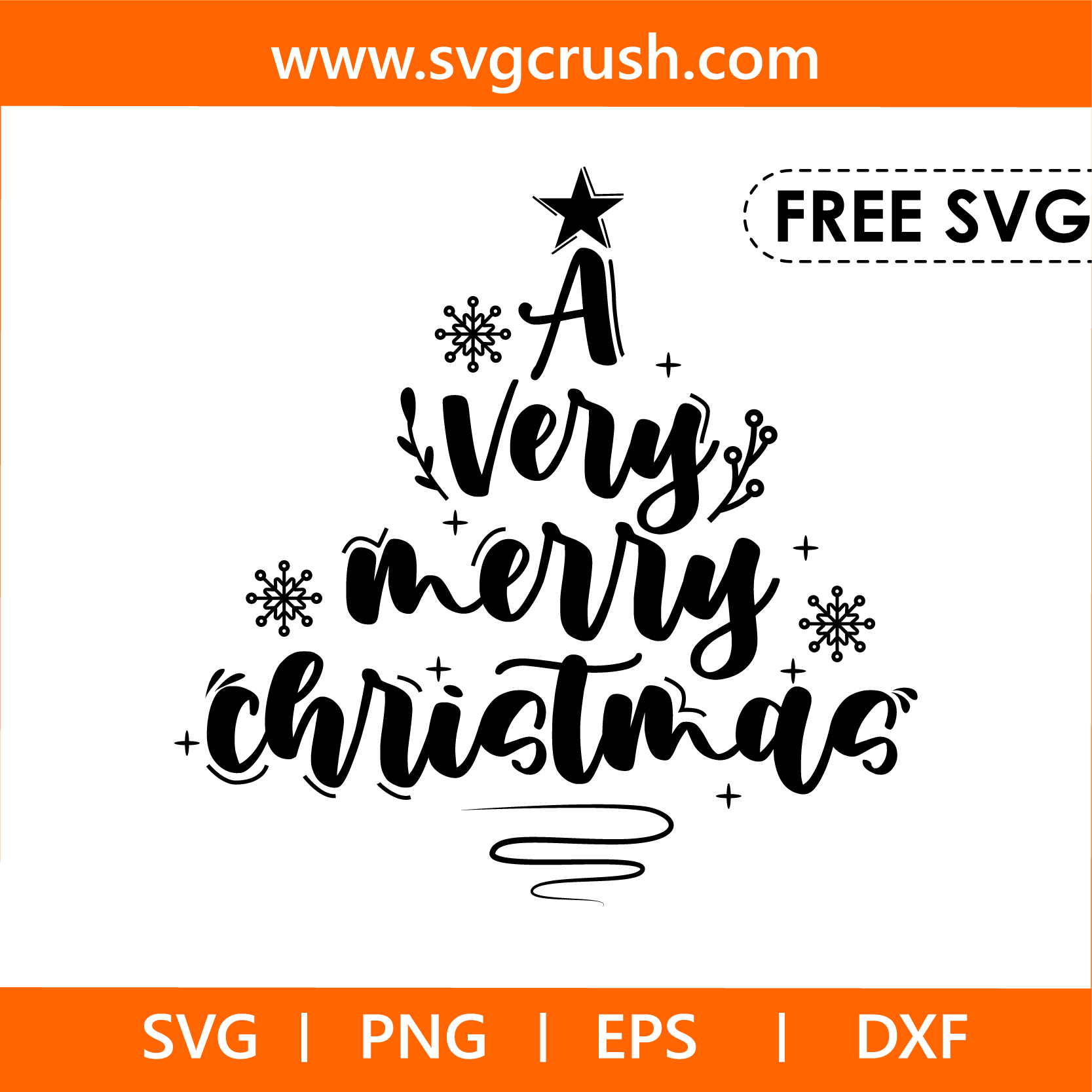 free a-very-merry-christmas-009 svg