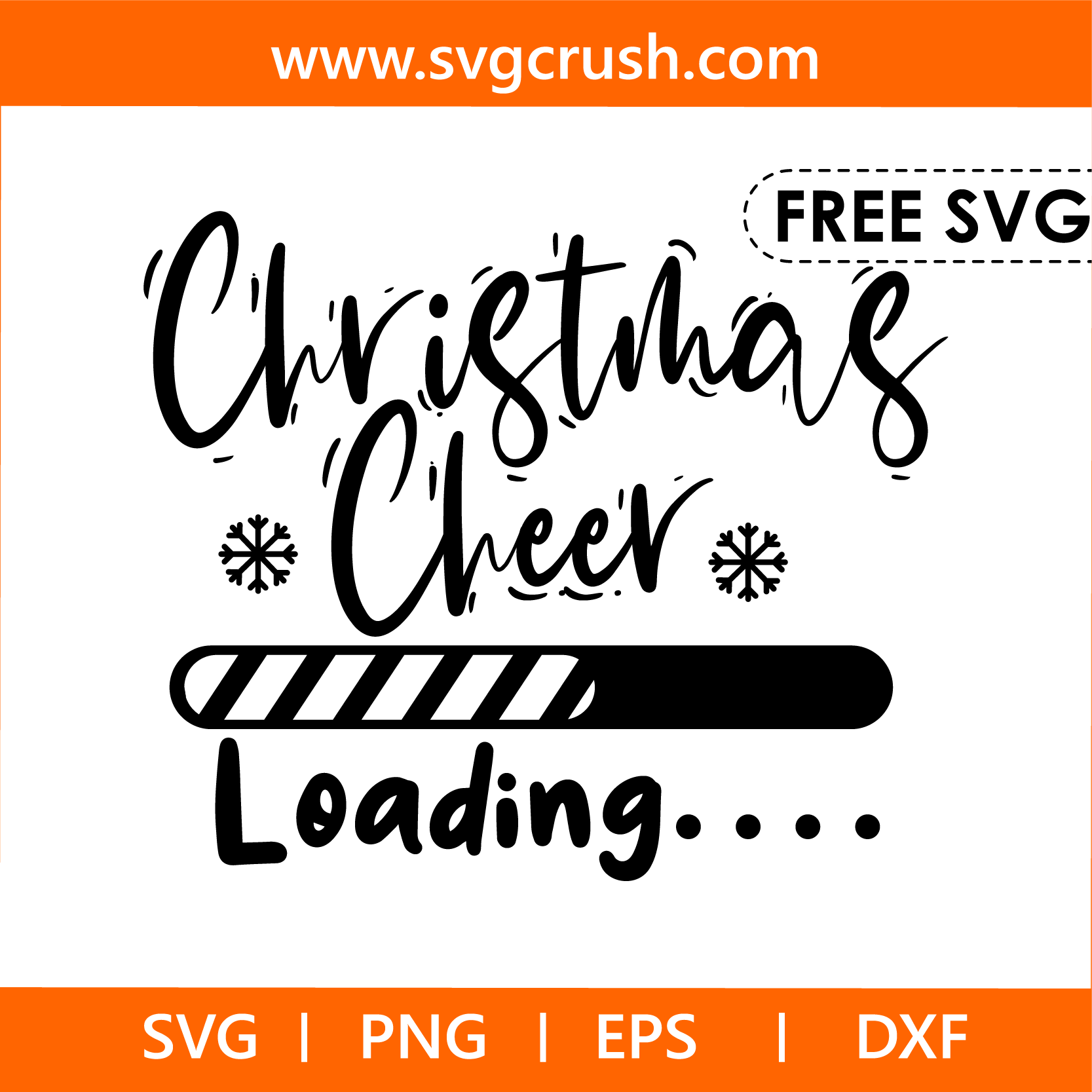 free christmas-cheer-loading-005 svg