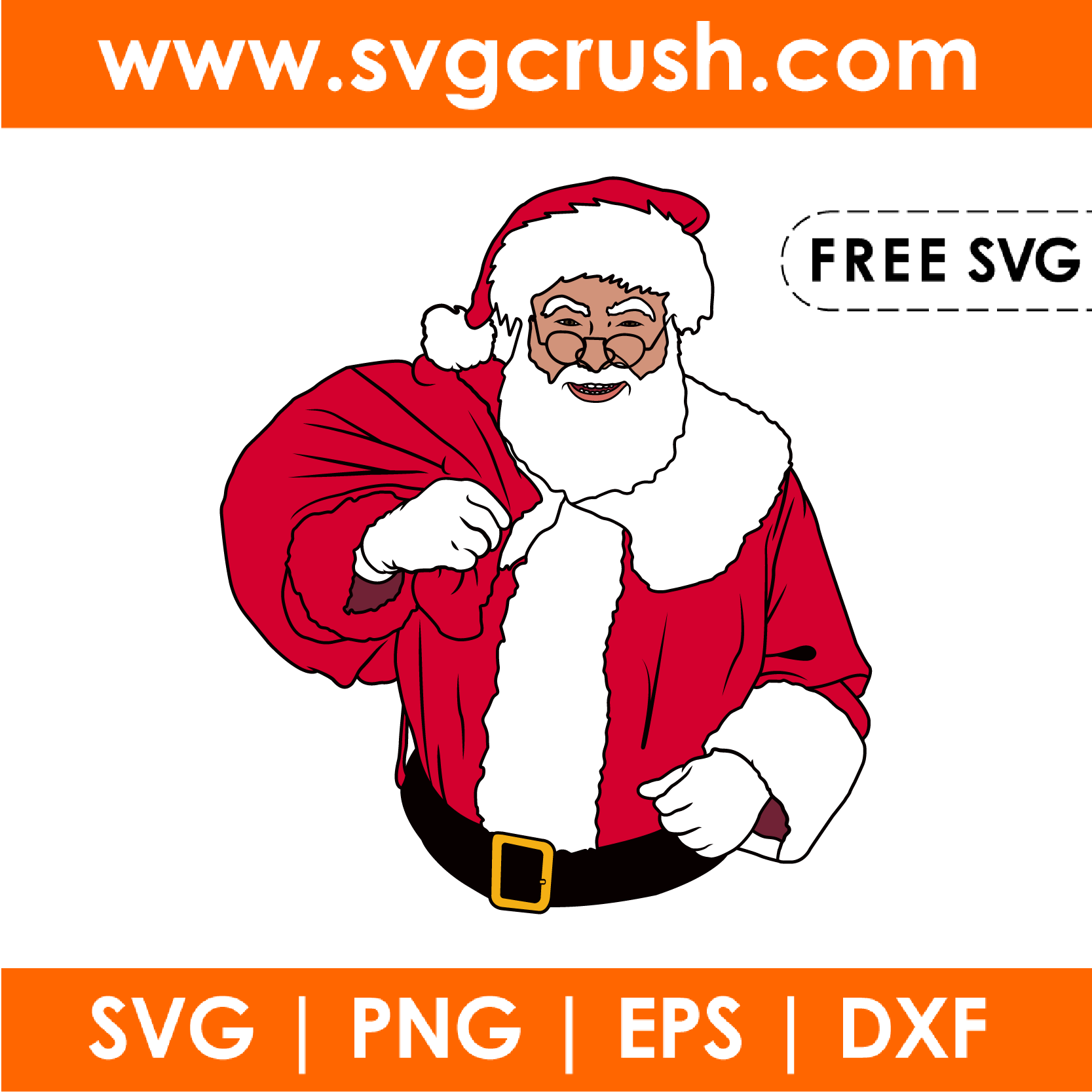 free christmas-santa-claus-004 svg