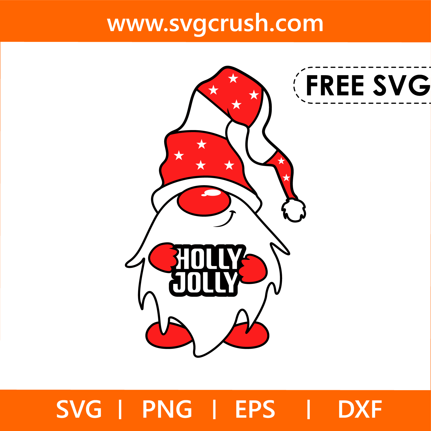 free holly-jolly-004 svg