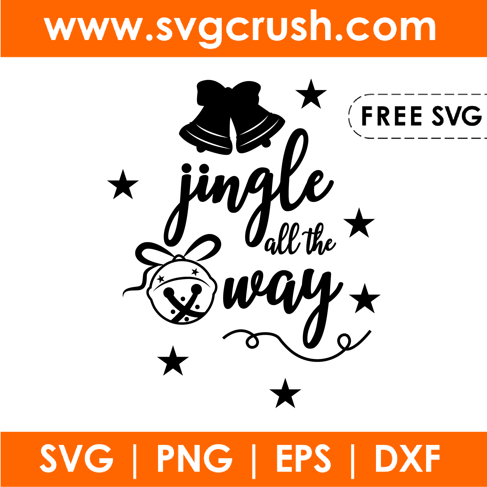 free jingle-all-the-way-001 svg