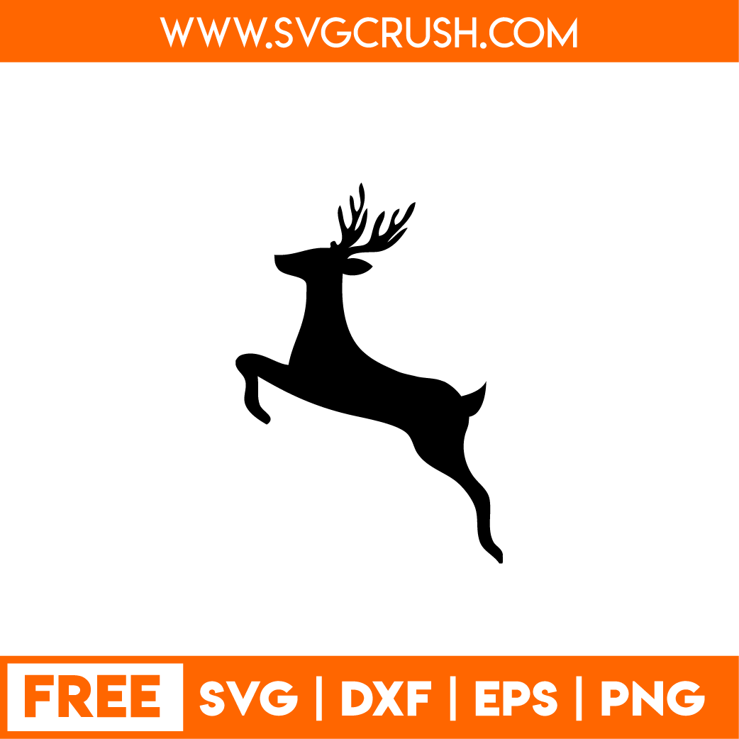 free reindeer-001 svg