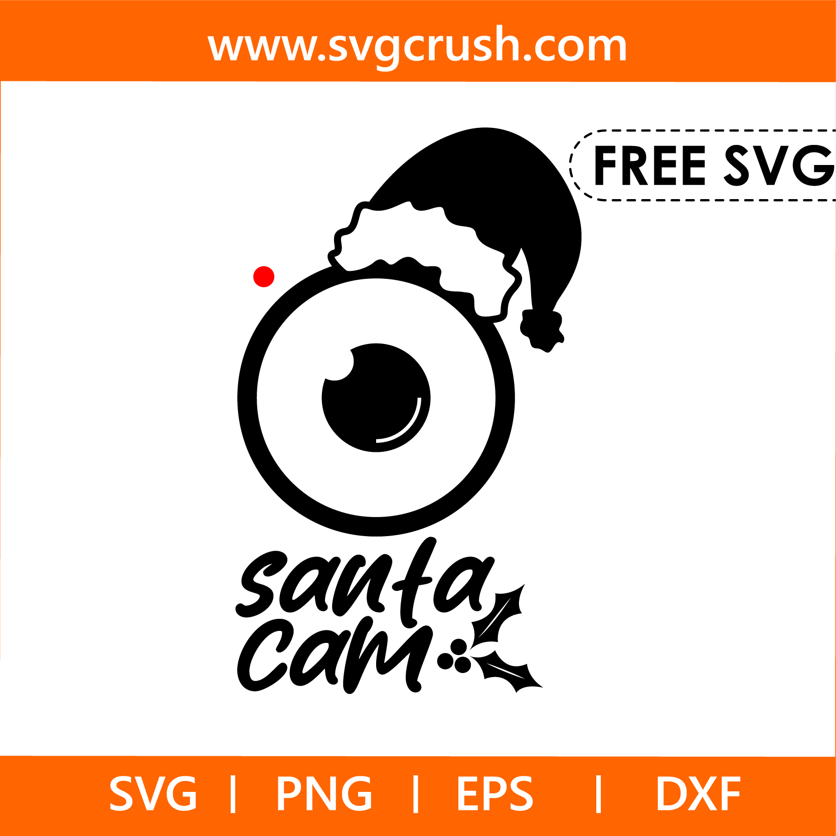 free santa-cam-004 svg