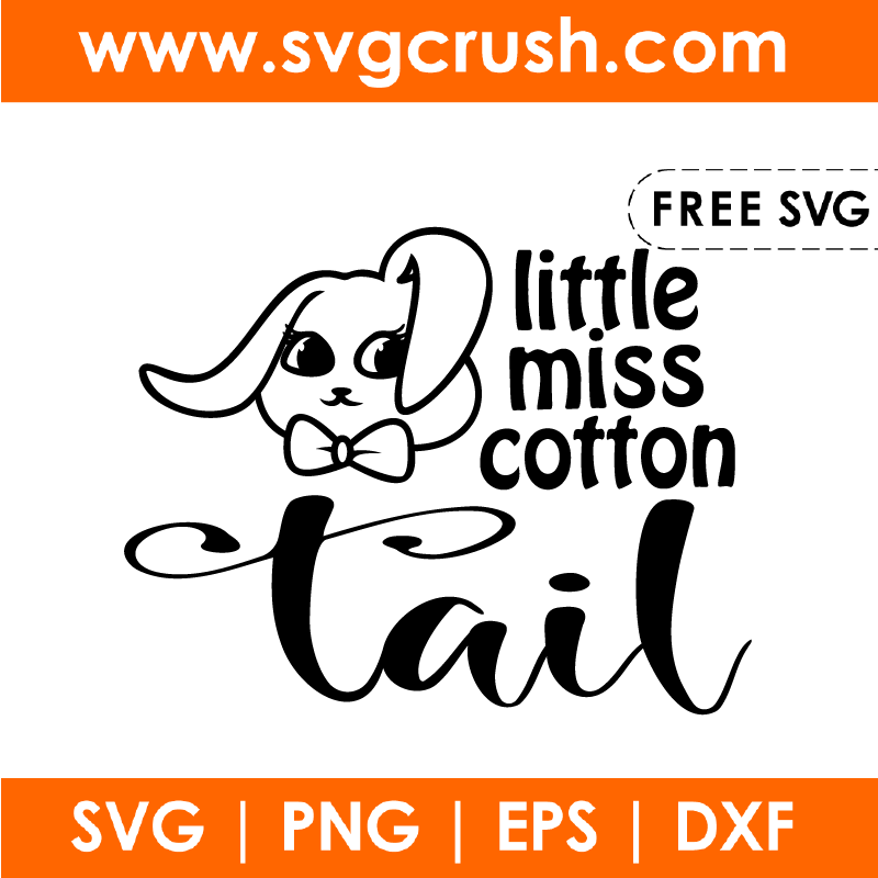 free little-miss-cotton-tail-002 svg