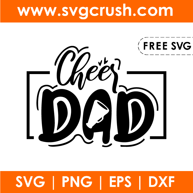 free cheer-dad-001 svg