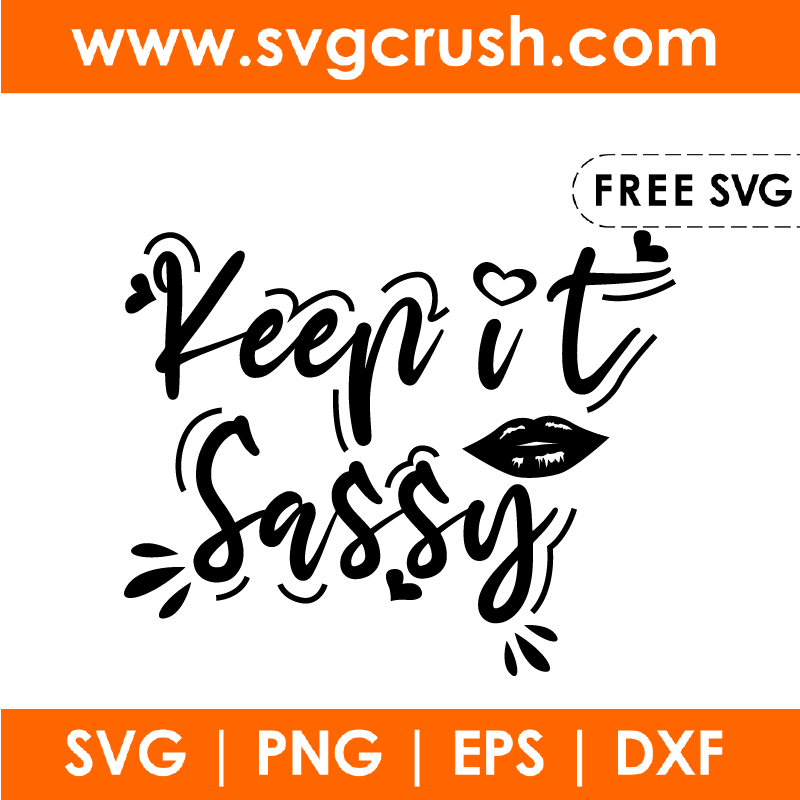 free keep-it-sassy-001 svg