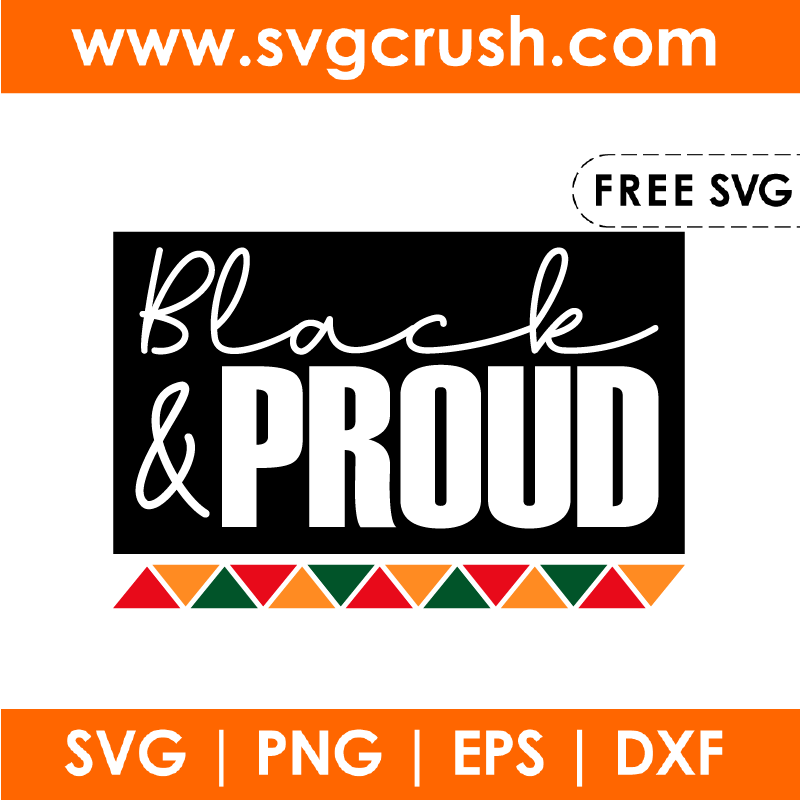 free black-and-proud-006 svg