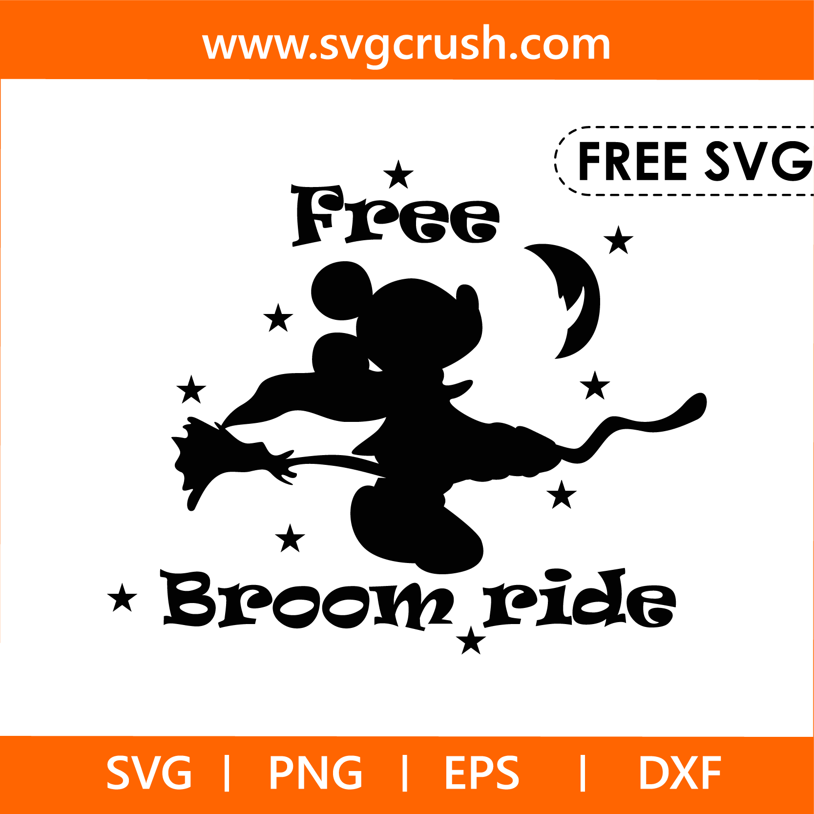free free-broom-ride-004 svg