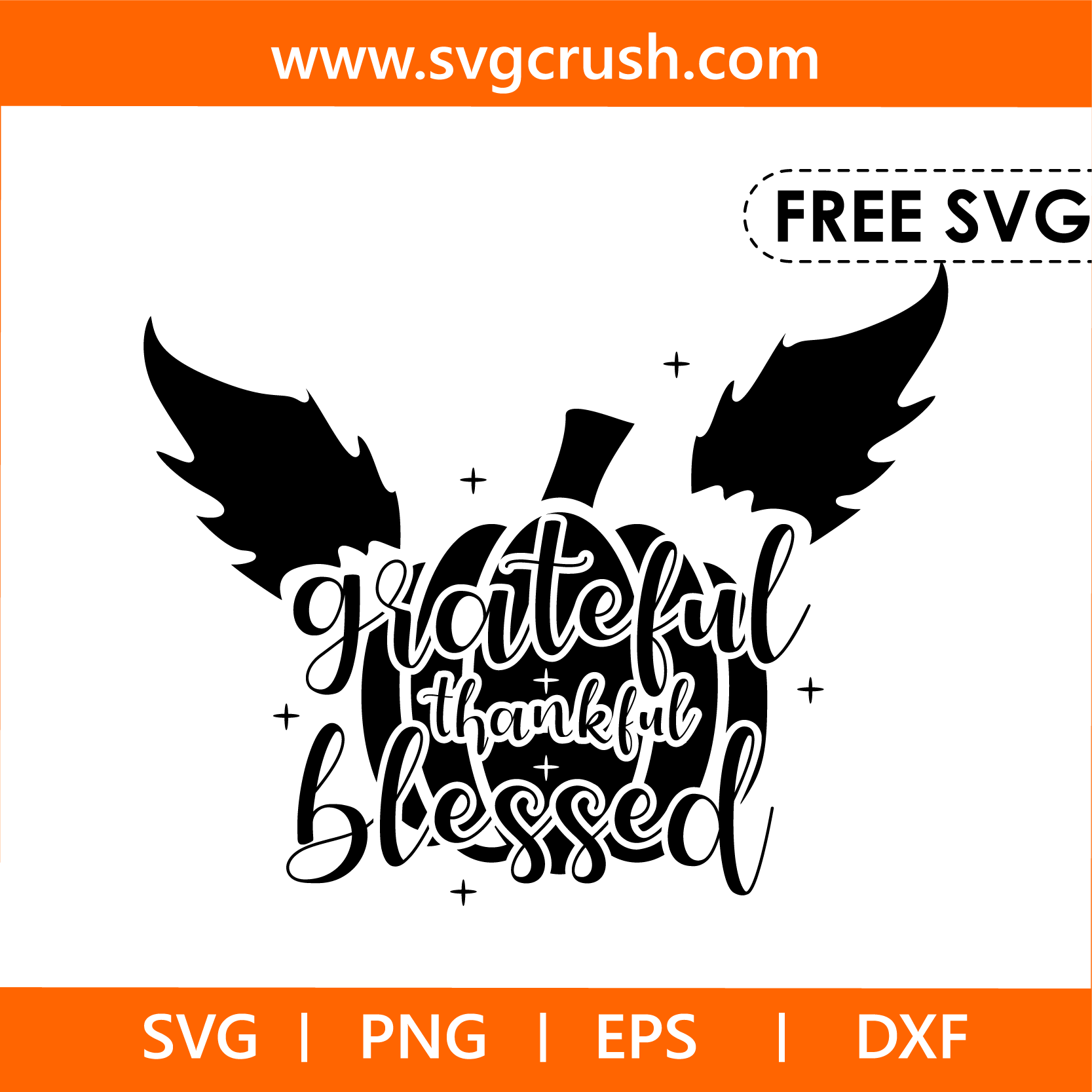 free grateful-thankful-blessed-004 svg