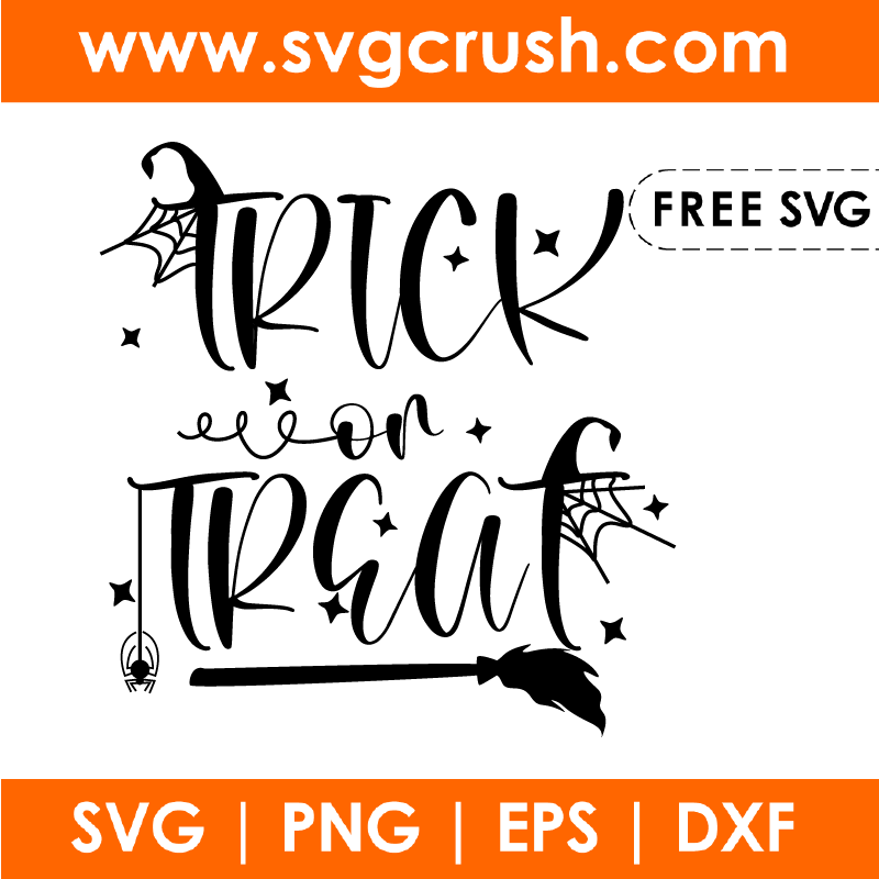 free halloween-trick-or-treat-001 svg