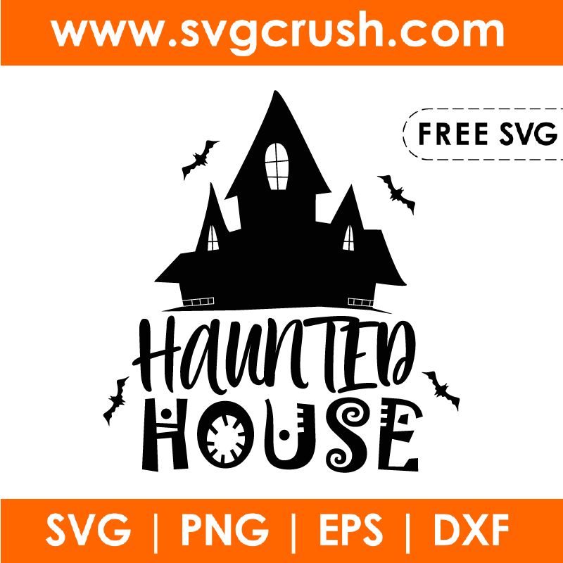 free haunted-house-002 svg