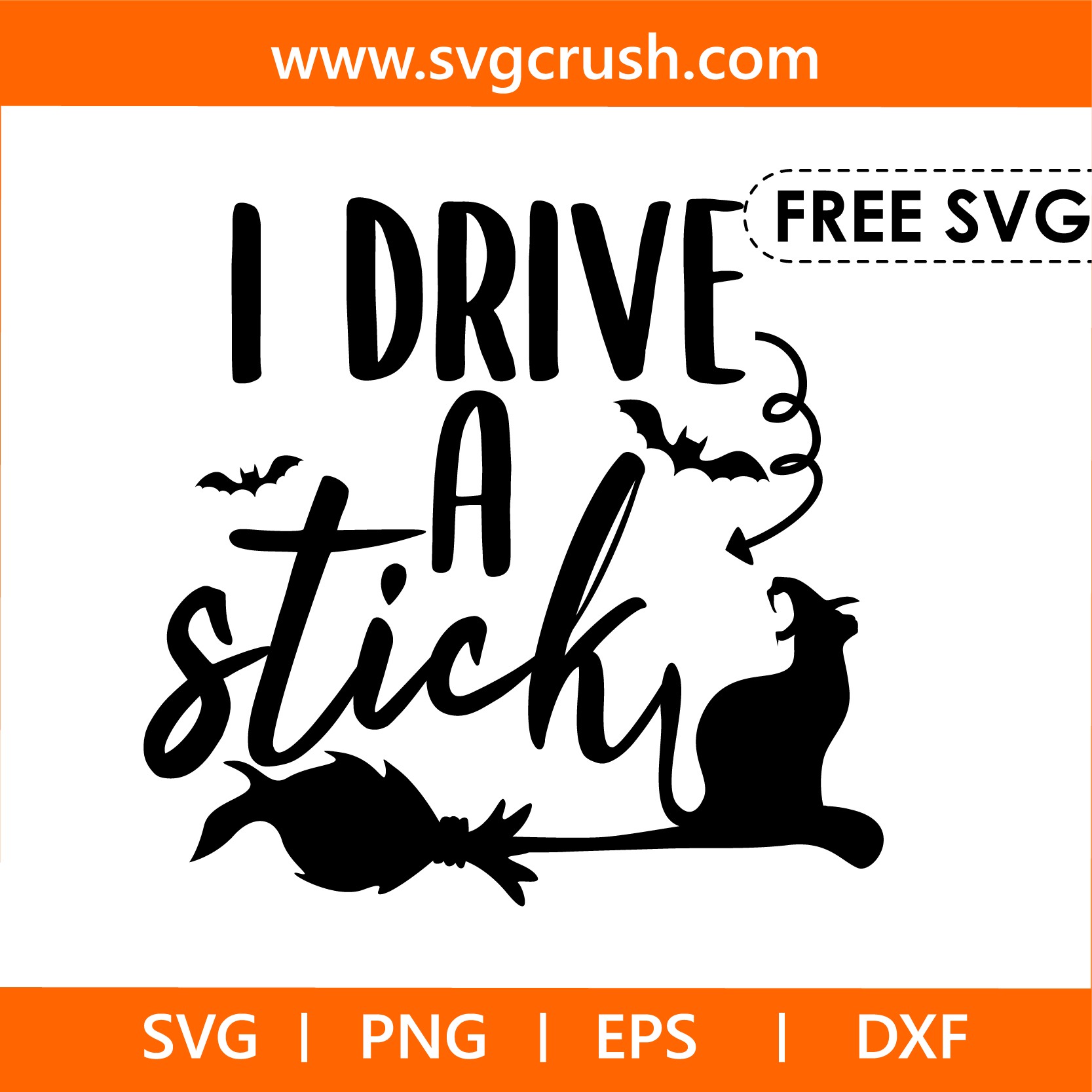 free i-drive-a-stick-002 svg