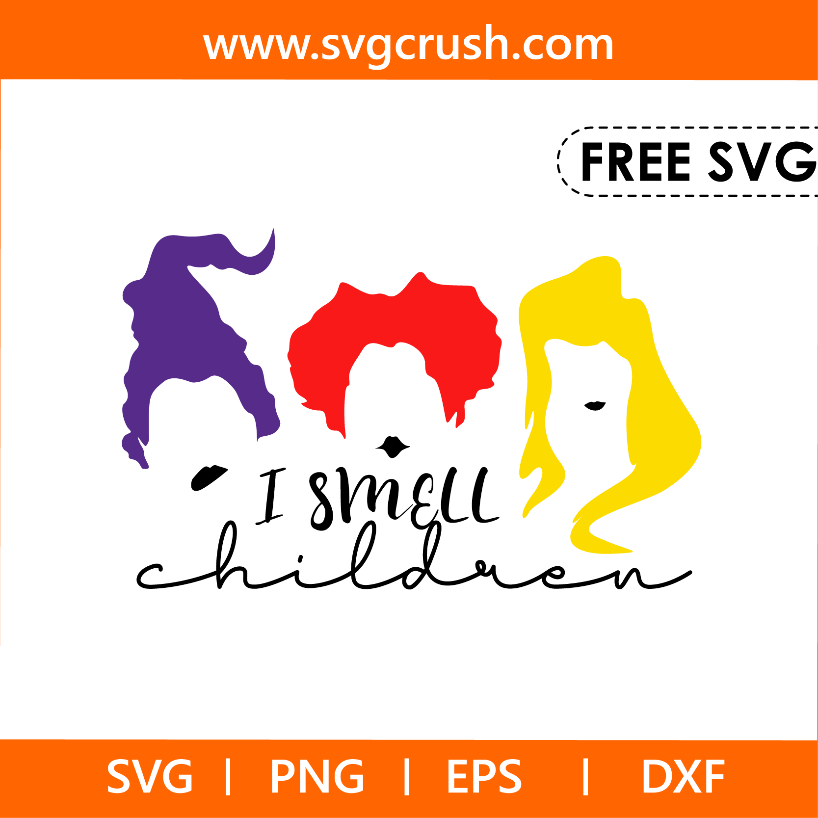 free i-smell-children-002 svg