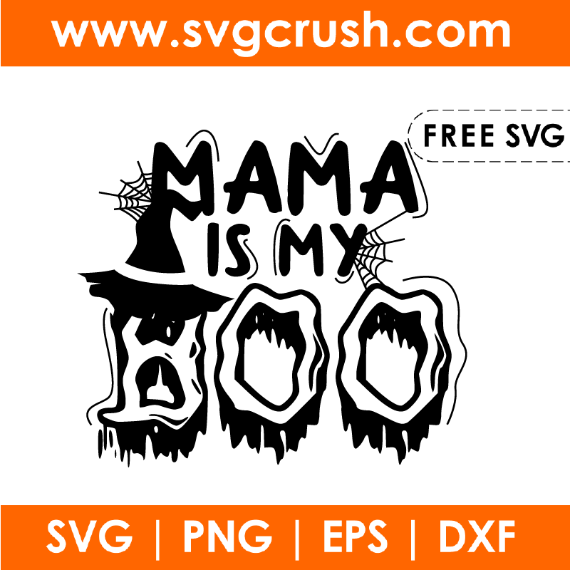 free mama-is-my-boo-002 svg
