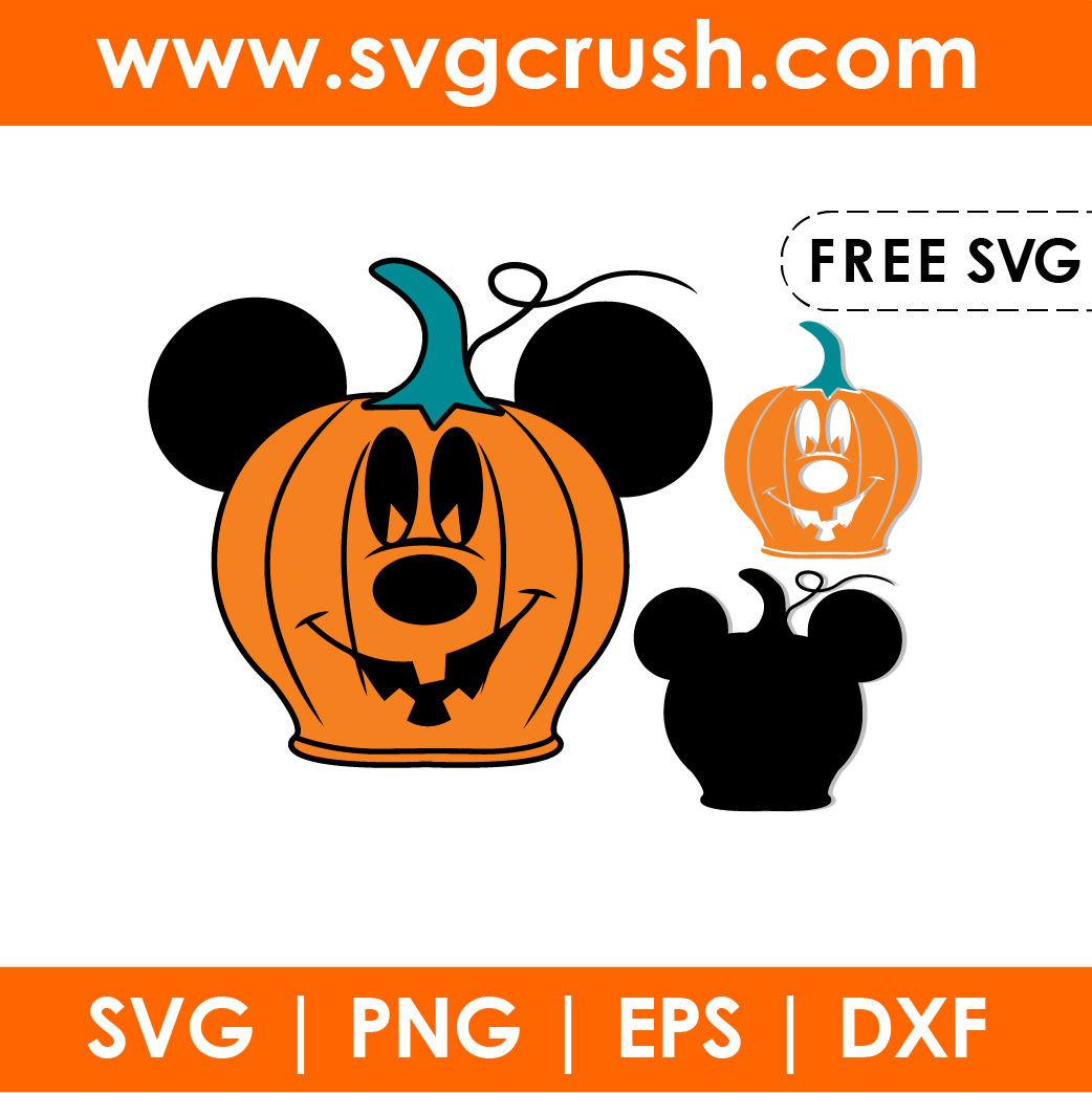 free mickey-pumpkin-002 svg