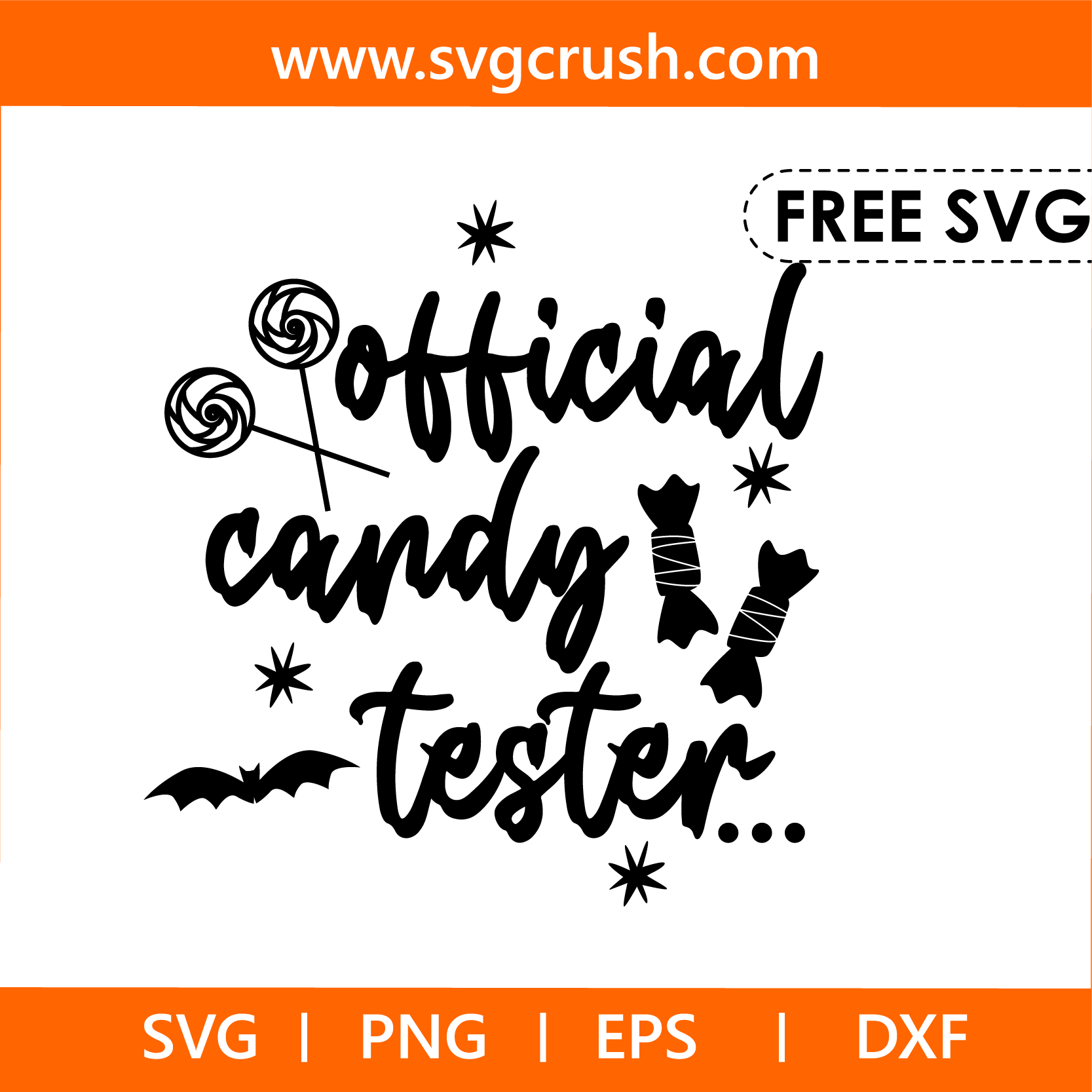 free official-candy-tester-003 svg