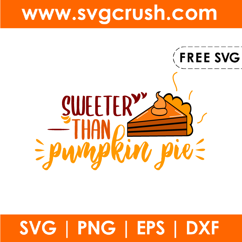 free sweeter-than-pumpkin-pie-002 svg
