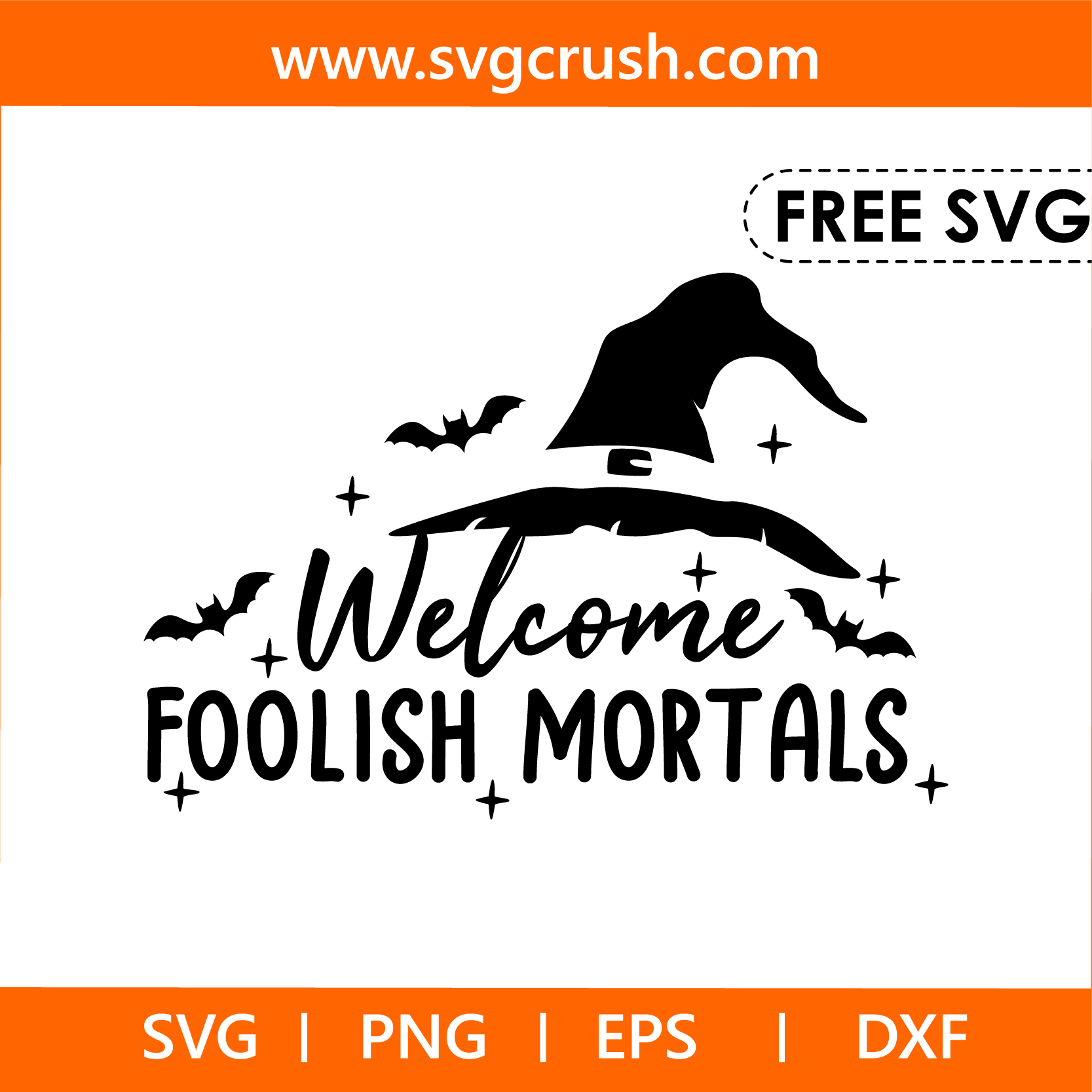 free welcome-foolish-mortals-003 svg