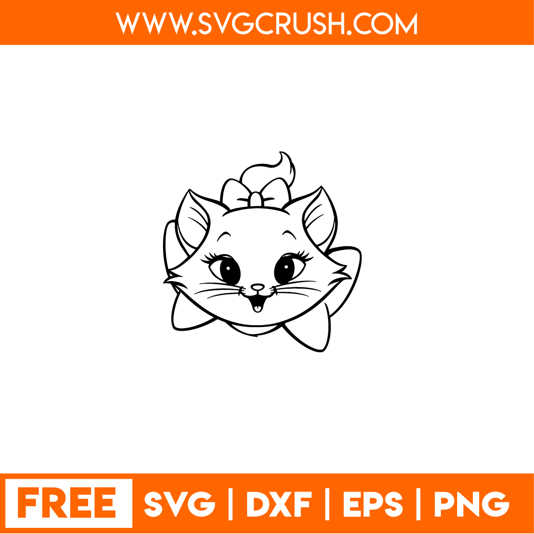 free aristocats-outline-001 svg