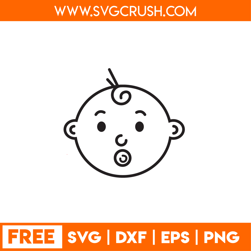 Free Free 312 Baby Face Svg SVG PNG EPS DXF File
