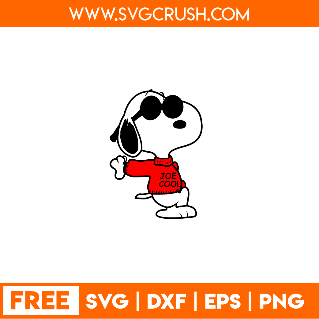 Back The Blue Snoopy, Scalable Vector Graphics - free svg files for cricut