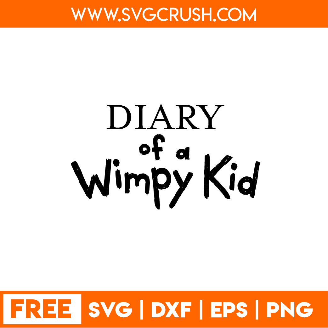 free diary-of-a-wimpy-kid-002 svg