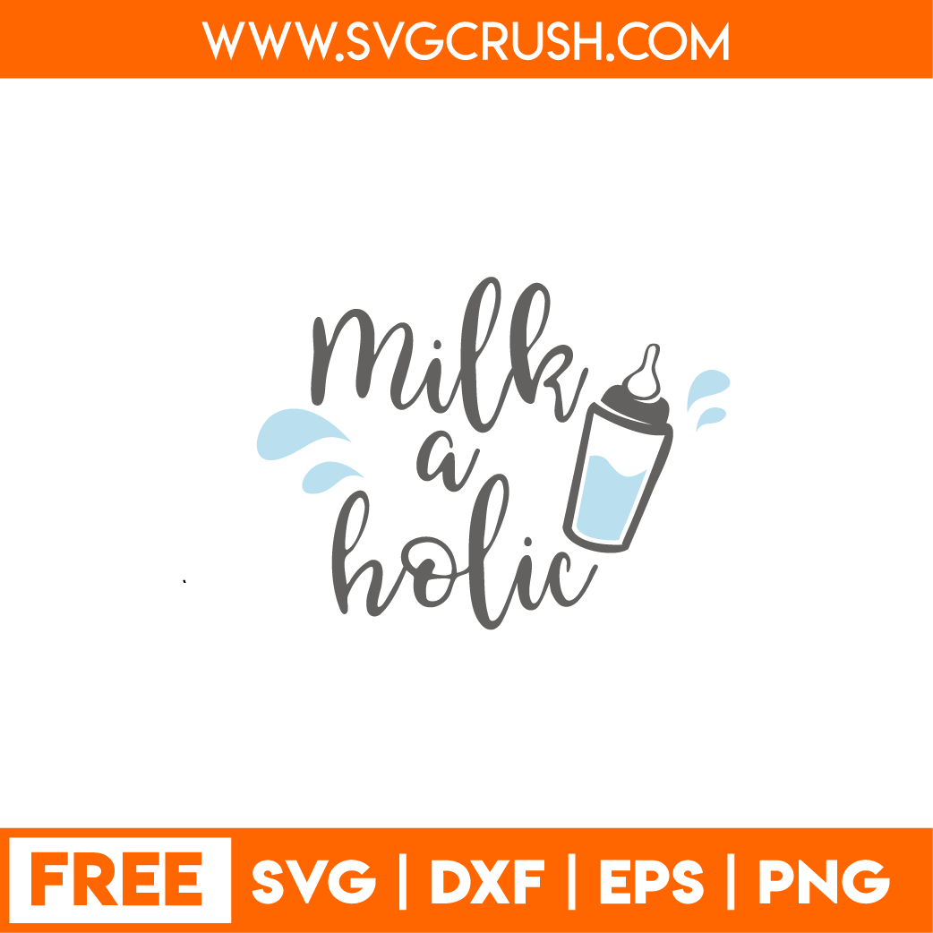 free milkaholic_001 svg