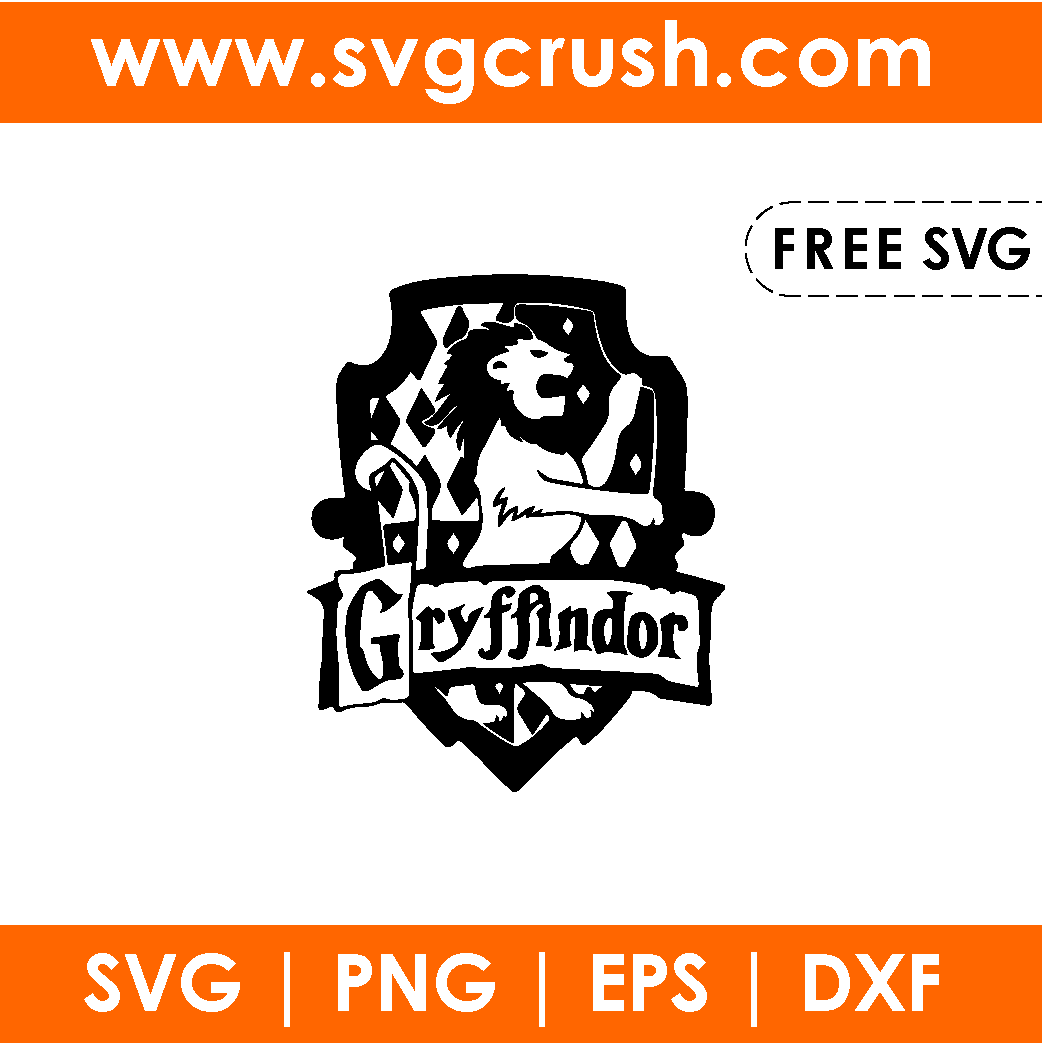 free gryffindor-logo-001 svg