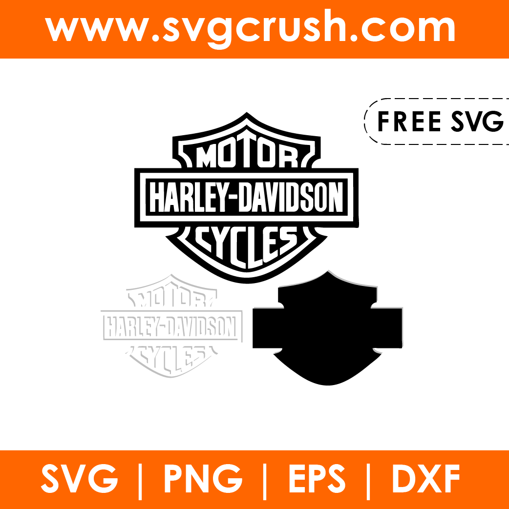free harley-davidson-logo-001 svg