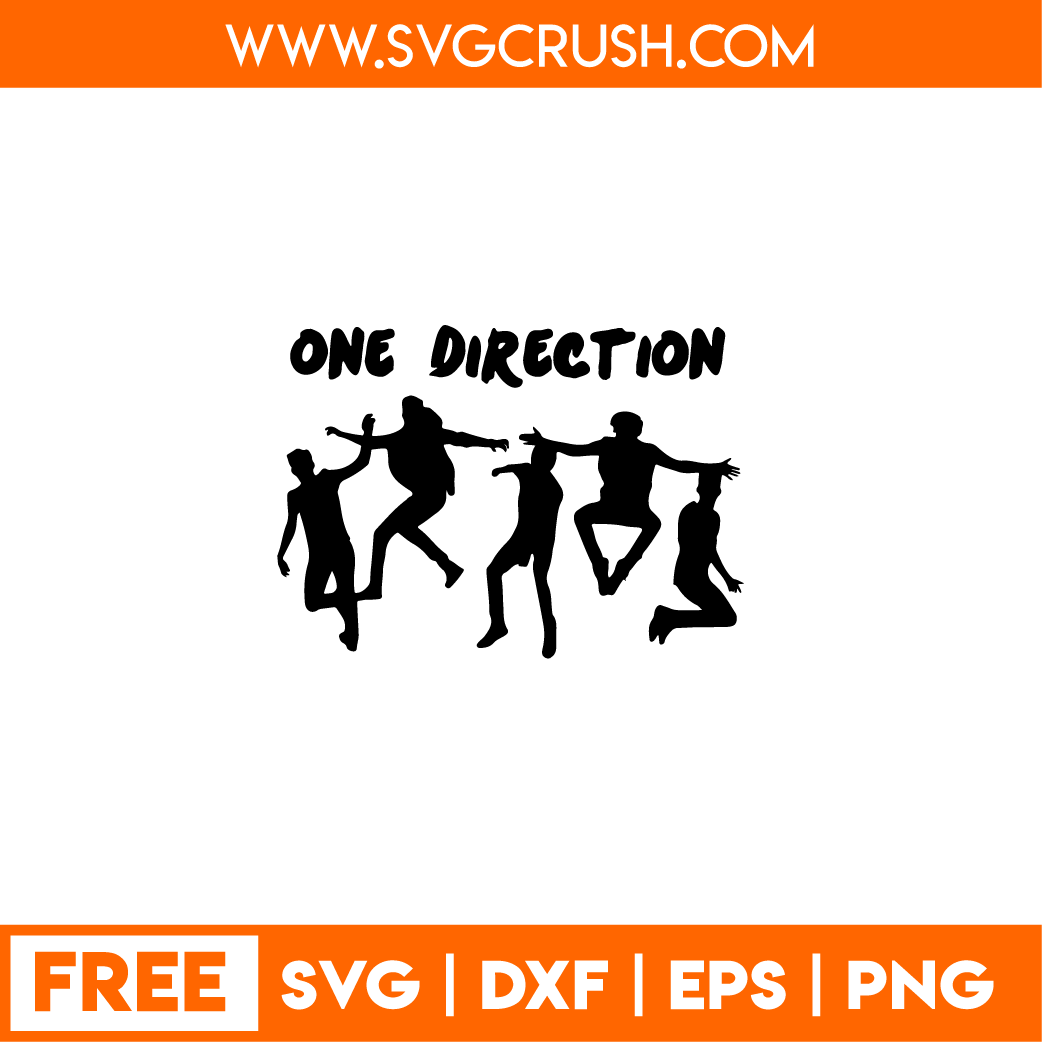free one-direction-001 svg