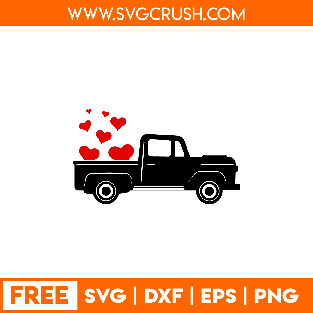 Free Free 83 Free Svg Truck With Hearts SVG PNG EPS DXF File