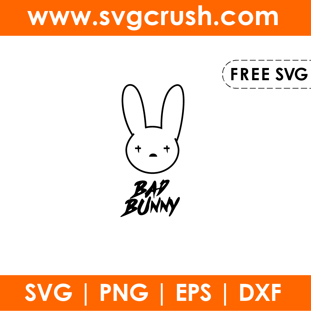 Free Bad Bunny Logo Svg Free 866 SVG PNG EPS DXF File