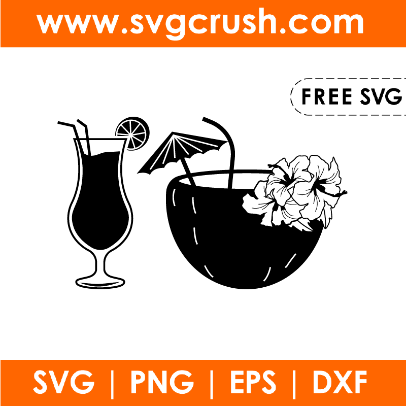 free tropical-drink-002 svg