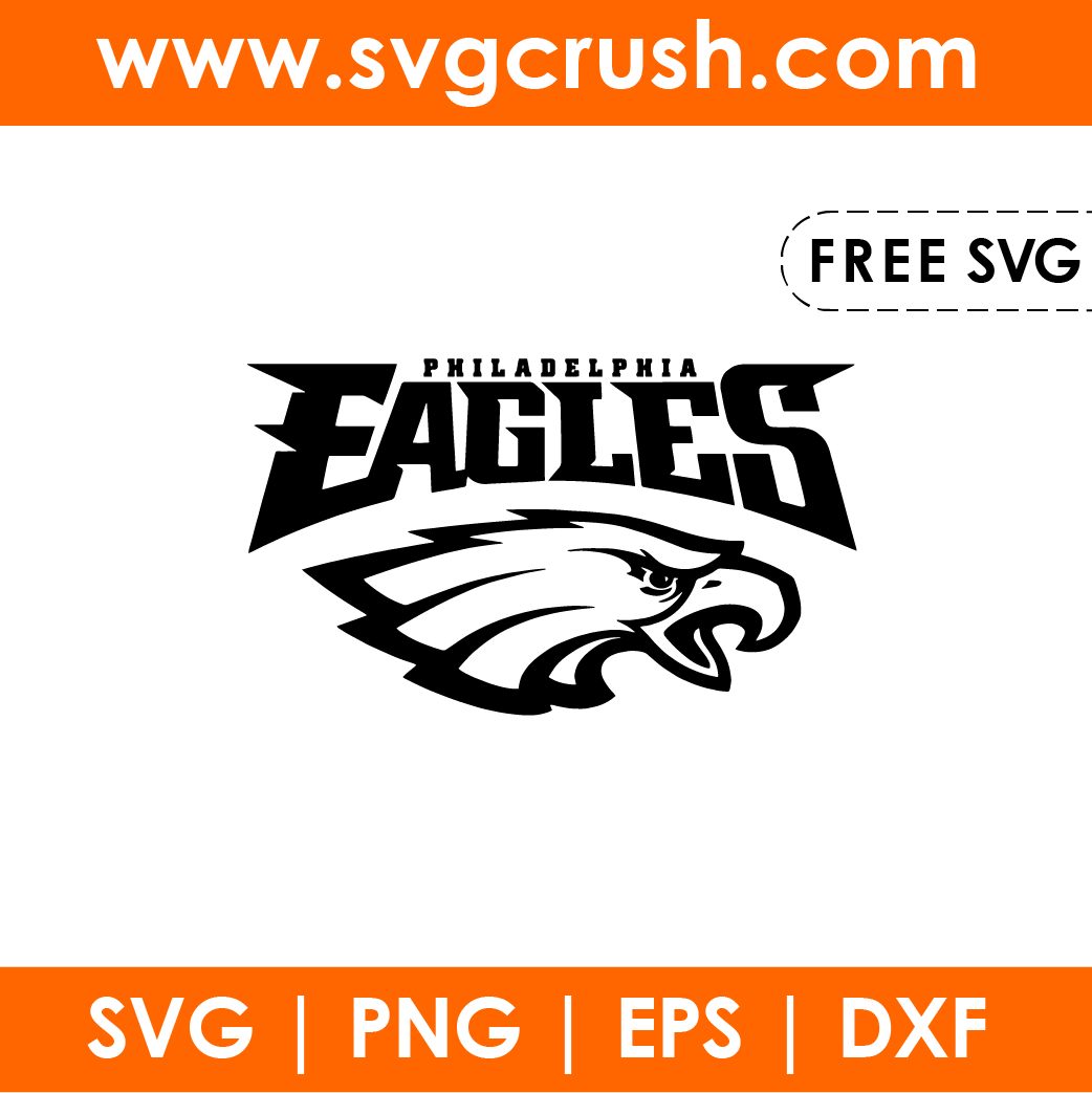 Philadelphia Eagles Logo SVG Decal NFL SVG Cut File for T-shirt Cricut  Digital Download