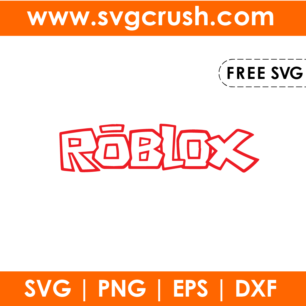Svgcrush Free Svg Cut Files - roblox logo eps