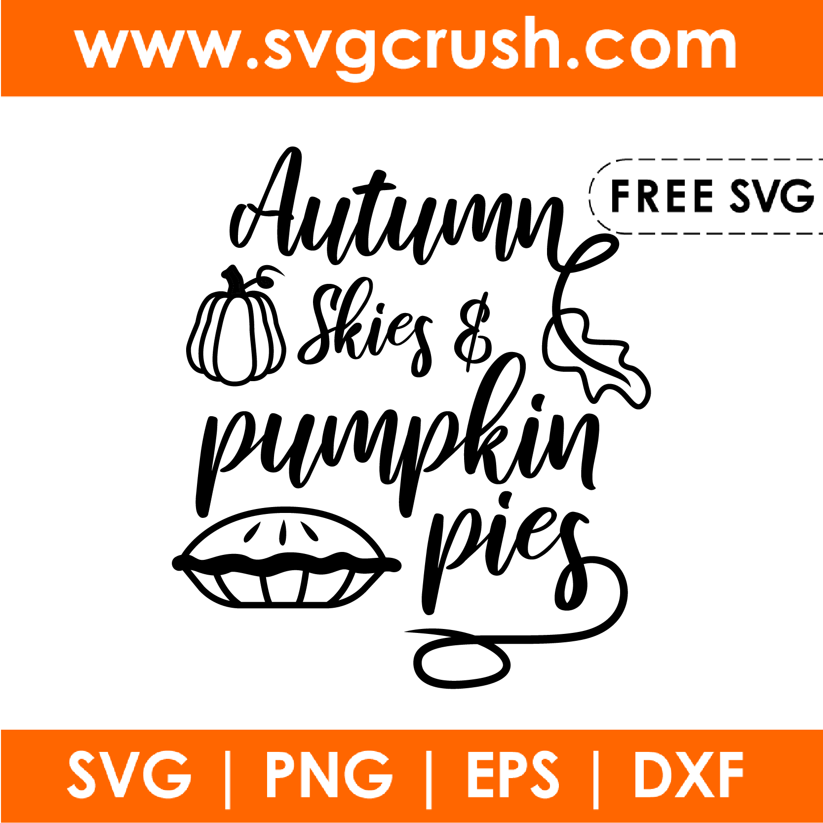 free autumn-skies-pumpkin-pies-001 svg