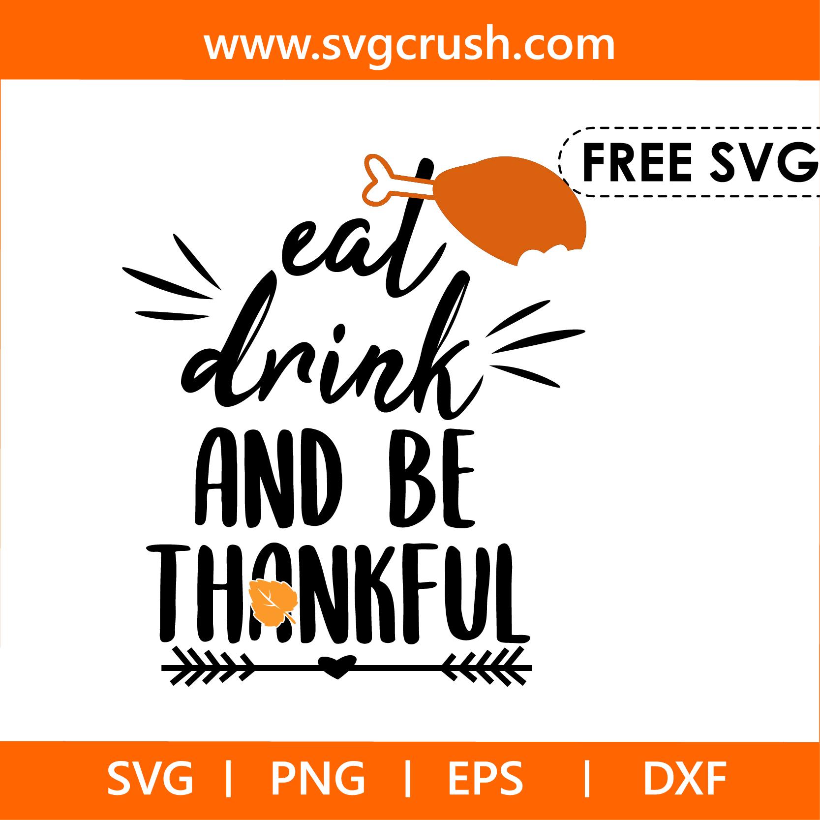 free eat-drink-and-be-thankful-006 svg