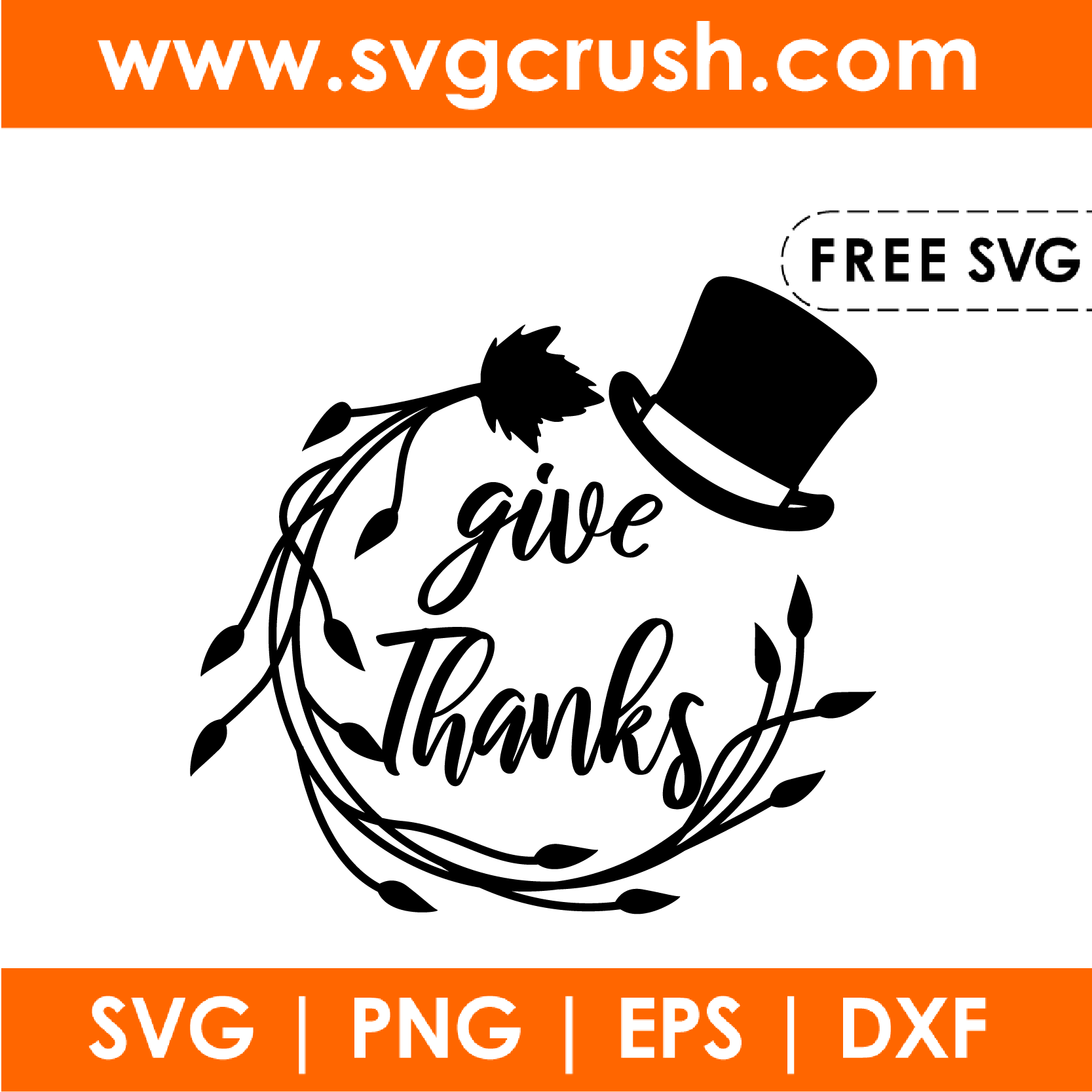 free give-thanks-001 svg