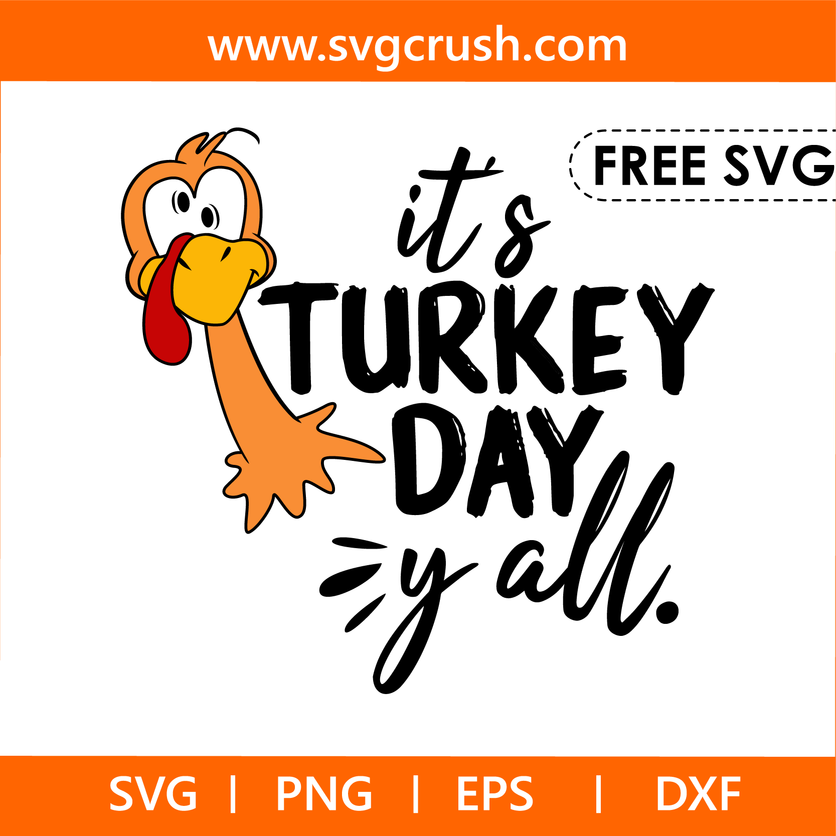 free its-turkey-day-y-all-003 svg