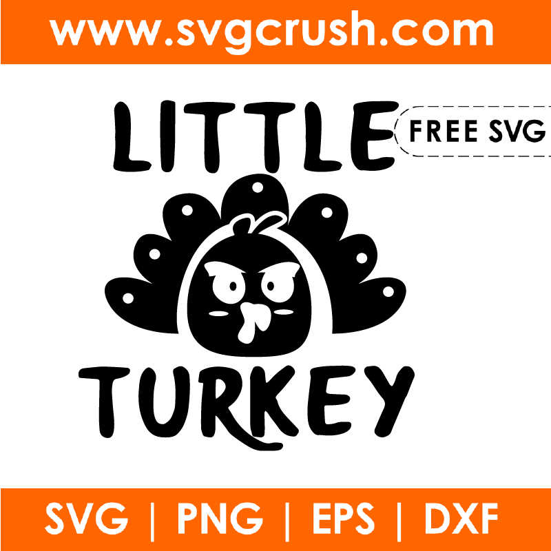 free little-turkey-003 svg