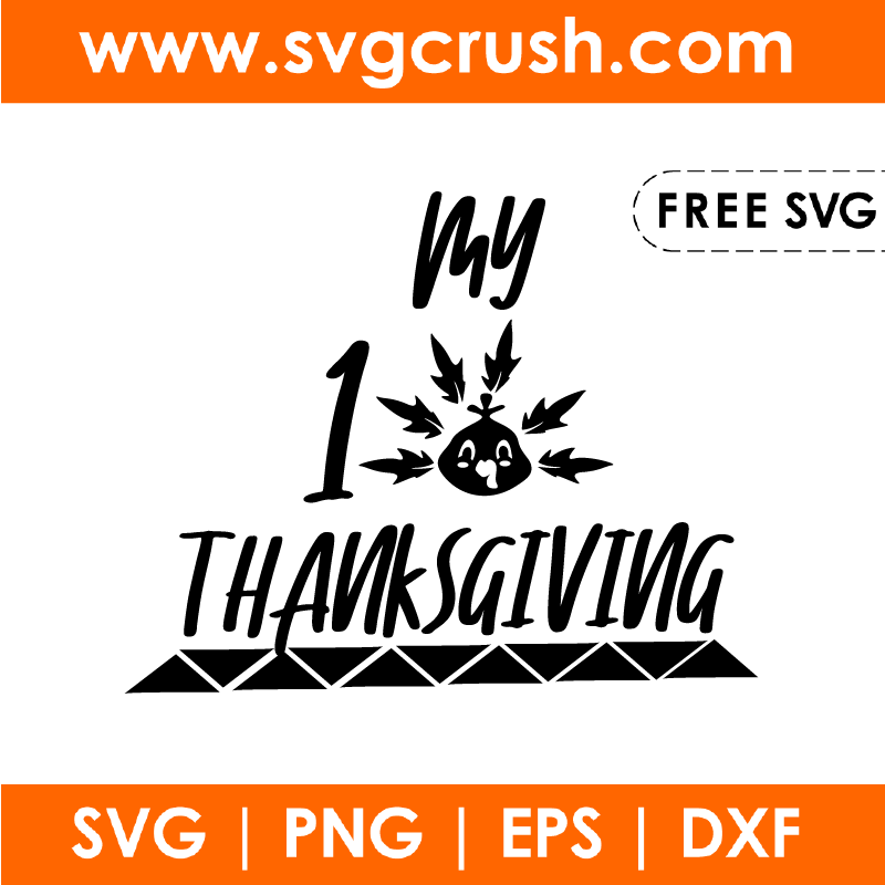 free my-first-thanksgiving-003 svg