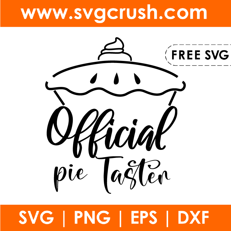 free official-pie-taster-002t svg