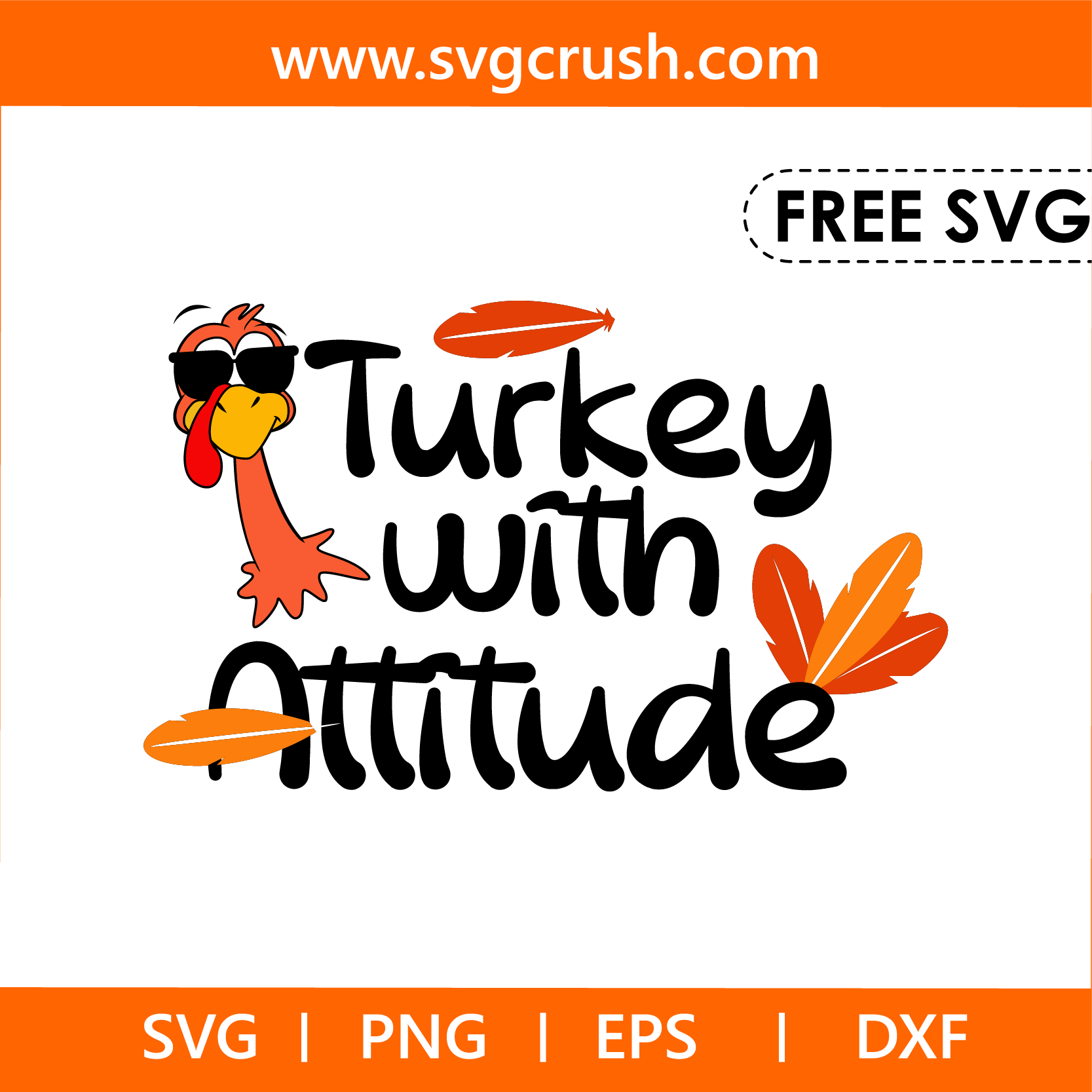 free turkey-with-attitude-004 svg